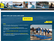 Tablet Screenshot of hisurfschool.com
